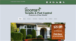 Desktop Screenshot of hooperpestcontrol.com